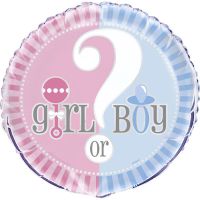 Gender Reveal 18'' Foil Balloon