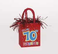 Happy 70th Birthday Bag - Weight - 6 pcs. Box