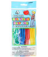 16" Assorted Punch Latex Balloons 4 pcs