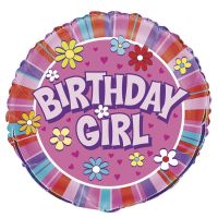 Birthday Girl 18" Foil Balloon