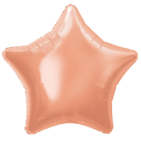 20" Star Shape Rose Gold Foil Balloons Pack of 12 UNIQUE