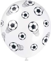 3-D Soccer 5CT 12" Latex Balloons