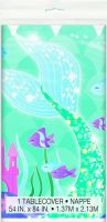 Mermaid Plastic Tablecover 1ct