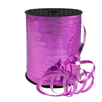 Fuchsia 5mm x 500yds Holographic Curling Ribbon