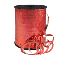 Red 5mm x 500yds Holographic Curling Ribbon