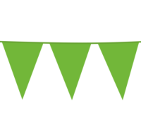 Light Green Giant Flag Banner Bunting PE 10M 