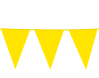 Yellow Giant Flag Banner Bunting PE 10M 