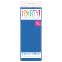 10 TISSUE SHEETS - ROYAL BLUE