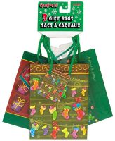 Christmas Small Gift Bag - Colourful 5.5"H x 4.5"W 3CT. Assorted Designs