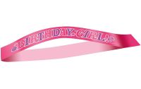 Birthday Girl Satin Sash 1CT. 24PK.