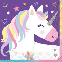Unicorn Party Napkins 16ct