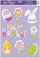 Lilac Easter Window Cling Sheet