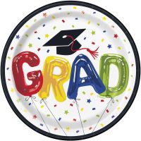 Graduation 7" Plates 8ct