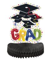 Graduation 10" Honeycomb Centerpiece 1ct