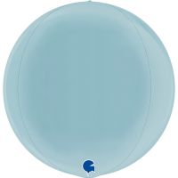 Globe 15" Pastel Blue 4D Globe