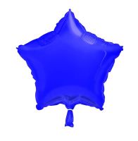 Deep Purple - Star Shape - 18" foil balloon (Pack of 12, Flat)