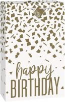Gold Confetti Birthday Party X Large Gift Bag
