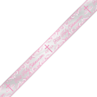 Soft Pink First Holy Communion - Banner 12Ft.