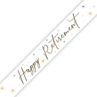 Happy Retirement Banner 9ft.