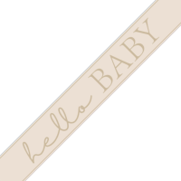 Hello Baby Ivory Banner 9ft.