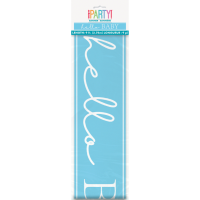 Hello Baby Baby Blue Banner 9ft.