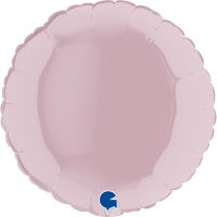 9" Round Foil Balloons Pink Pack of 5 GRABO