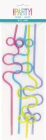 Squiggle Loop Reusable Straws 4ct