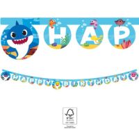Baby Shark Paper Letter Banner 1ct