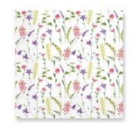 Aromatic Mixed Flowers 3-ply Paper Napkins 33X33cm 20ct