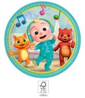 Cocomelon Paper Plates 23cm 8ct