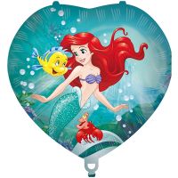 Disney Princess Little Mermaid Heart Shape 18 " Foil Balloon 