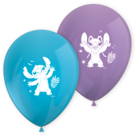 Stitch and Angel Theme 9" Latex Balloons 8CT