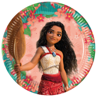 Moana II Sailing Spirit Theme Paper Plates 23cm 8ct
