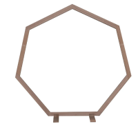 Heptagon KD Wooden Arch Natural - 223cm