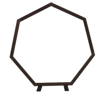 Heptagon KD Wooden Arch Brown - 223cm