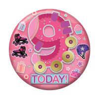 Age 9 Female Small Badges 6ct (5.5cm)