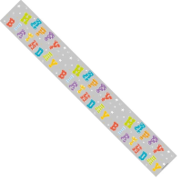 Happy Birthday Colourful Banner (Pack of 6)