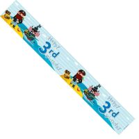 Male 3rd Birthday Banner (Pack of 6)