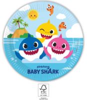 Baby Shark 23cm Plates 8ct