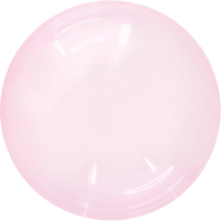 Crystal Red 24" Bubble Balloon (Single Package)