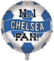 Chelsea No. 1 Soccer Fan 18" Foil Balloon