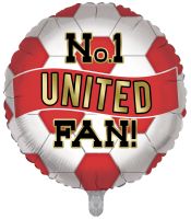 Manchester United No. 1 Soccer Fan 18" Foil Balloon