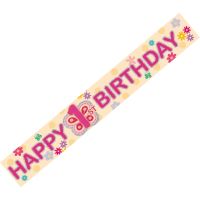 Age 1 Female Banner (Pack of 6)