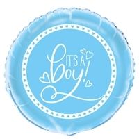 Its A Boy Blue 18" Foil Balloon 