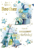 Happy Birthday - Brother - Pack Of 12