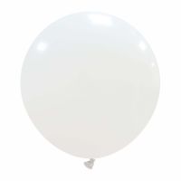 White Standard Cattex 19" Latex Balloons 25Ct