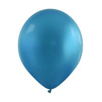 Electric Blue Fashion Metallic Cattex 12" Latex Balloons 100ct