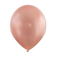 Rose Gold Fashion Metallic Cattex 12" Latex Balloons 100ct