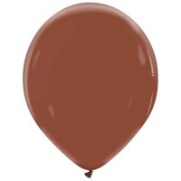 Chocolate Premium Cattex 14" Latex Balloons 50Ct