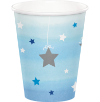 One Little Star Boy 1st Birthday Paper Cups 8ct